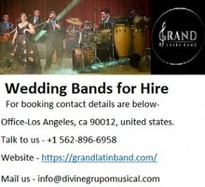 Grand Latin Wedding Bands for Hire at budget price.