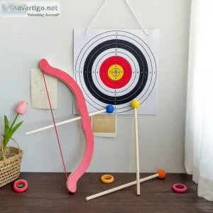 Woodmam Hot shooting game safety recurve wooden bow and arrow se