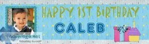 Customised Birthday Banner Online At Kidz Party Store