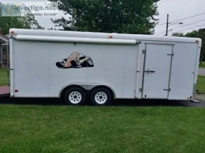 Haulmark enclosed car trailer