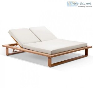 Aluminum Double Sun Lounge - Outdoor Furniture Sydney