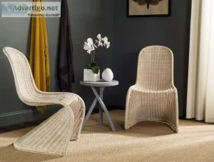 Buy Tana Wicker Side Chair Set Of 2 Online at American Home Furn