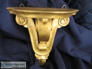 WALL BRACKETS GOLD LEAFED by Chelsea House