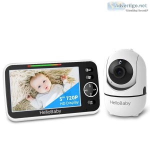 Baby Monitor- 5" 720P HD Display Video Baby Monitor