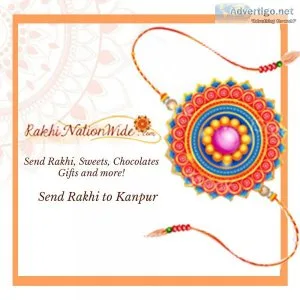 Rakhi kanpur available with low cost delivery options