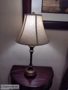 Bronze Table Lamp wShade