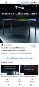 Secret lab magnus metal desk