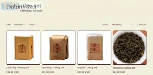 Chinese oolong tea