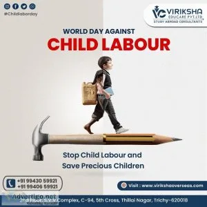 Stop child labour. Let them earn knowledge not money. Say no to 