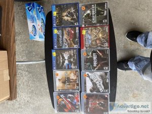 PS3 and PS4 Games Priced as marked or Negotiable Bundle