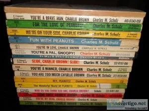 Vintage Peanuts Charlie Brown Books