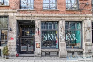 Restaurant unique atmosphere for sale in Old Montreal