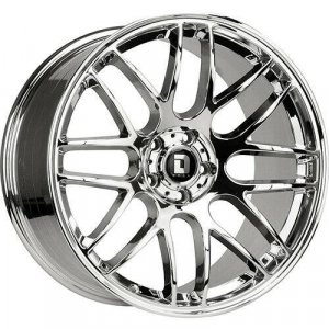 18x8 5x120 40mm offset Chrome Wheels
