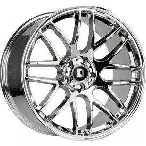 18x8 5x120 40mm offset Chrome Wheels