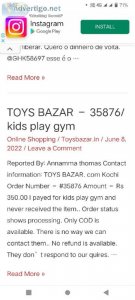 TOYSBAZAR IN CUSTOMER CARE NUMBER 8372066349