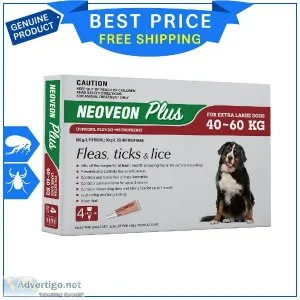 Neoveon Plus For Dogs 40 to 60 Kg RED Flea Tick Treatment