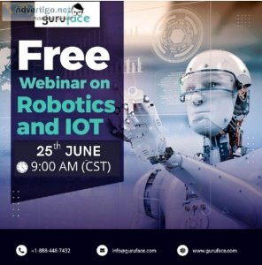Free Webinar on Robotics and IOT 25th June 2022