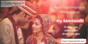 Patel matrimony in ahmedabad | patel matrimony ? my sambandh