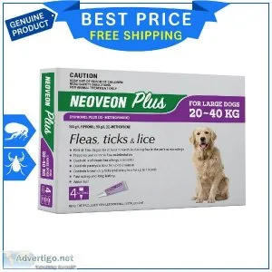 Neoveon Plus For Dogs 20 to 40 Kg PURPLE Flea Tick Treatment