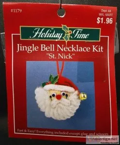 Jingle Bell Necklace Craft Kit -- &quotSt. Nick&quot