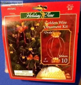 Holiday Time Golden Wire Oval Kit
