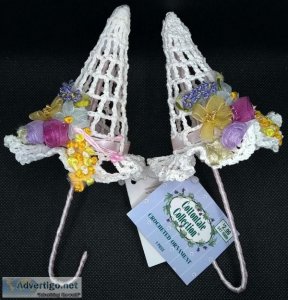 Crocheted Umbrella Ornament