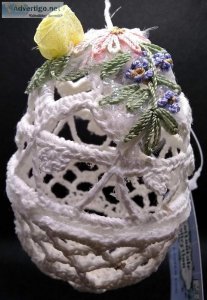 Crocheted Egg Ornament