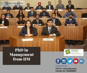 Admission For Phd In Management - Best B School In India