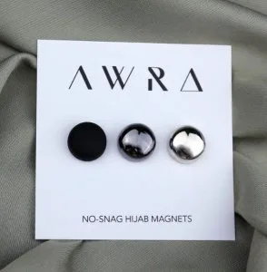 Magnetic Hijab Pins Set Of 3 In 9 Colours   Uk - Awra