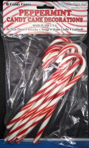 16 Packages of Decorative Candy Canes