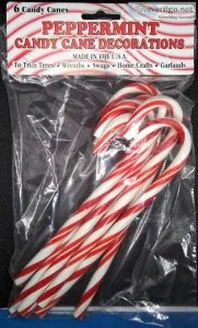 16 Packages of Decorative Candy Canes