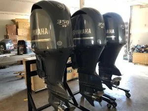 Used Yamaha 350HP 4 Stroke Outboard Motor Engine