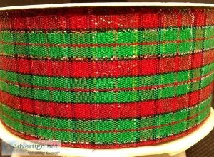 One spool of Yuletide Ribbon (1 516&quot by 4 yards)