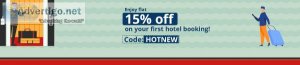 Great deals on first hotel bookings