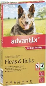 Advantix Flea Tick and Biting Insect Control for Large Dogs Red 