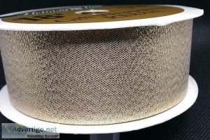10 new gold Holiday Time 18  gift wrapping ribbon spools