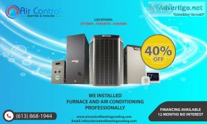 Air control heating and cooling