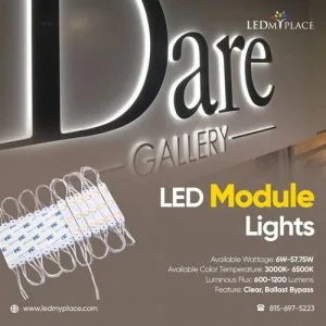Get an Adorable LED Module Lights for Your Depth Signs and Logos