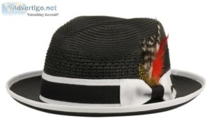 Shop The Best Fedora Hats  Black and White - Scarves and Fedoras