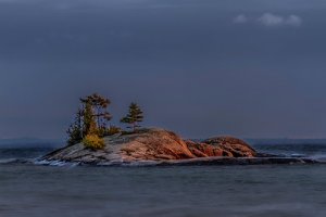 A hidden gem in lake superior provincial park is bathtub island