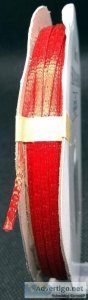 Red Satin Ribbon (one spool 5 yards by 116" wide)