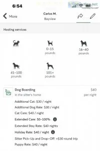 Professional dedicated pet sitter