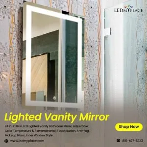 Get a Beautiful and Bright Bathroom with a Lighted Vanity Mirror