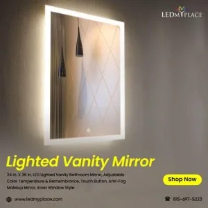 Grab Now Lighted Vanity Mirror the Best Way to Add Light