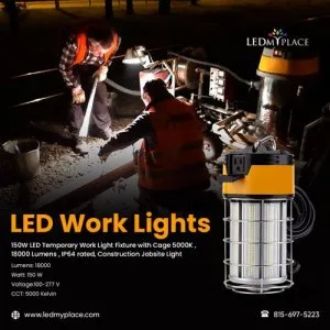 Get an Intense and Sufficient Brightness with LED Work Lights