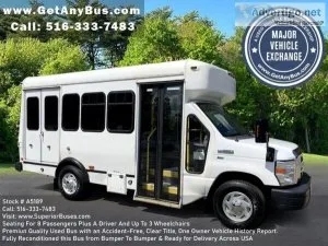 2016 Ford E350 Non-CDL Wheelchair Shuttle Bus For Sale (A5189)