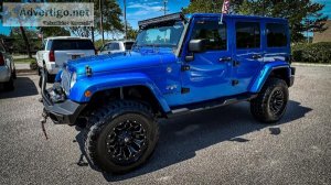 2016 JEEP WRANGLER SAHARA UNLIMITED 4X4 LIFTED