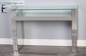 Mirrored console table
