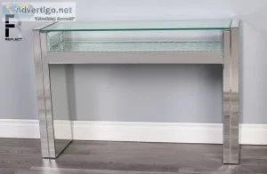Mirrored console table