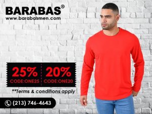 Get the Biggest Collection of Long Sleeve T-Shirts for Men   Bar